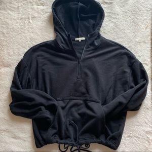 Tie waist hoodie